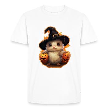 Monstre mignon d’Halloween - T-shirt Premium bio Homme - blanc - Devant - Nico (187cm)