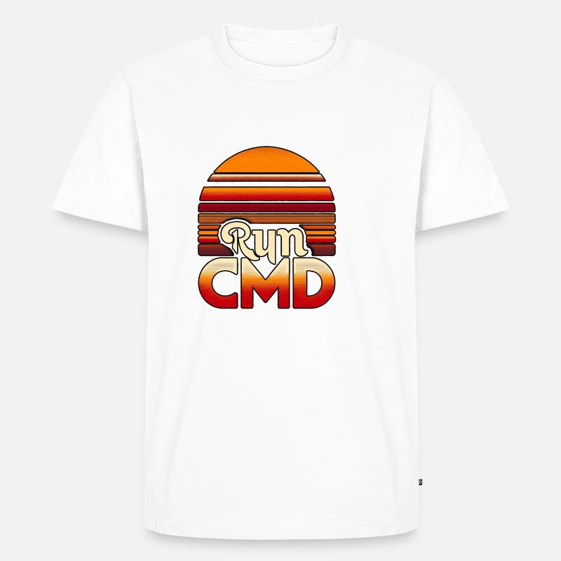 Run Cmd 44 - Men's Premium Organic T-Shirt - white