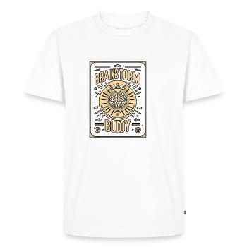 Brainstorming Buddy 6 - T-shirt Premium bio Homme - blanc - Devant - Nico (187cm)