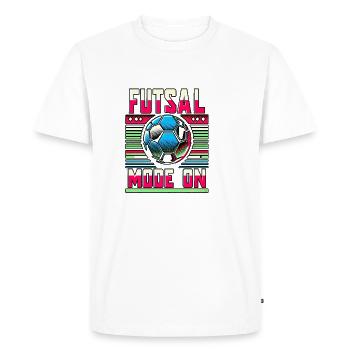 Mode Futsal sur 8 - T-shirt Premium bio Homme - blanc - Devant - Nico (187cm)