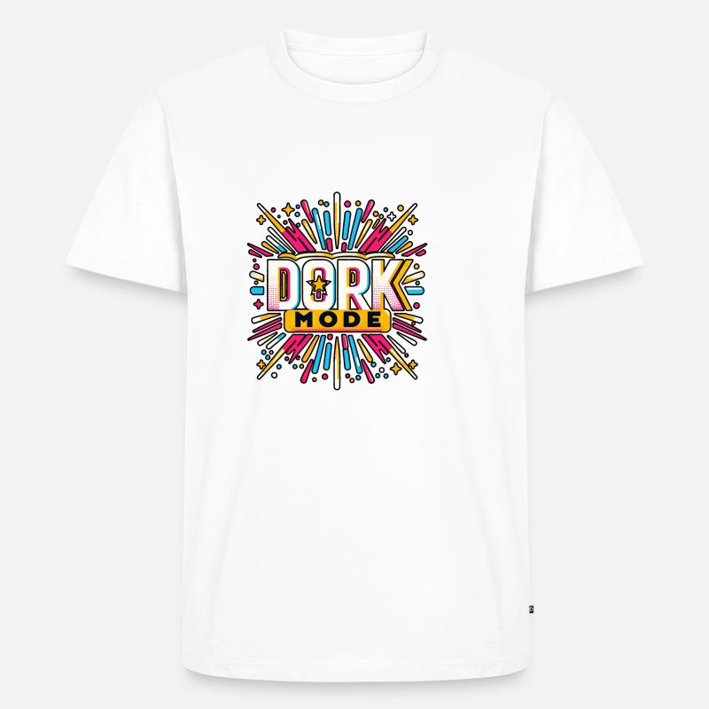 Dork Mode 9 - Männer Premium Bio T-Shirt - Weiß