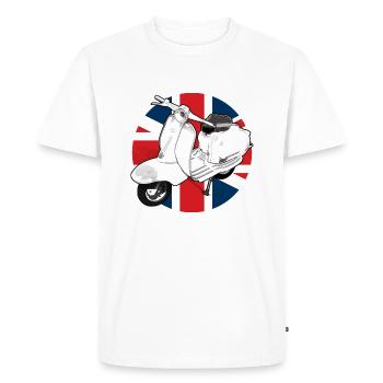 MOD - Men's Premium Organic T-Shirt - white - Front - Nico (187cm)