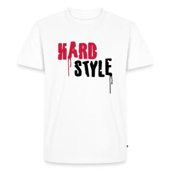 Hardstyle - T-shirt Premium bio Homme - blanc - Devant - Nico (187cm)