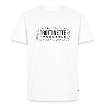 Trottinette - T-shirt Premium bio Homme - blanc - Devant - Nico (187cm)