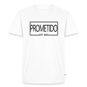 Prometido Est. 2022 Fiancé Engagement Groom To Be - T-shirt Premium bio Homme - blanc - Devant - Nico (187cm)