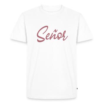 Señor Engagement Groom To Be Wedding Party - T-shirt Premium bio Homme - blanc - Devant - Nico (187cm)
