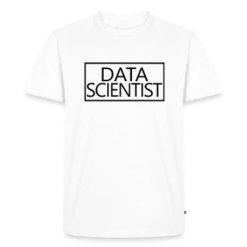Data Scientist Proud Graduated Data Scientist - Men's Premium Organic T-Shirt - white - Front - Nico (187cm)