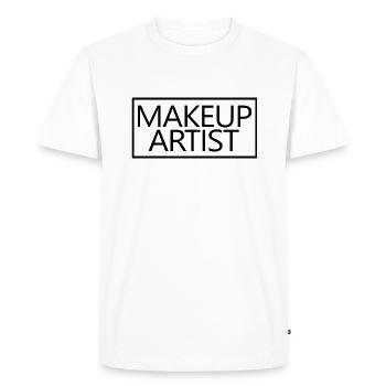 Makeup Artist Proud Graduated Beautician Student - Men's Premium Organic T-Shirt - white - Front - Nico (187cm)