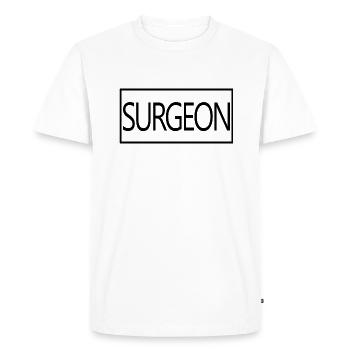 Surgeon Proud Graduated Surgeon Doctor Student - Men's Premium Organic T-Shirt - white - Front - Nico (187cm)