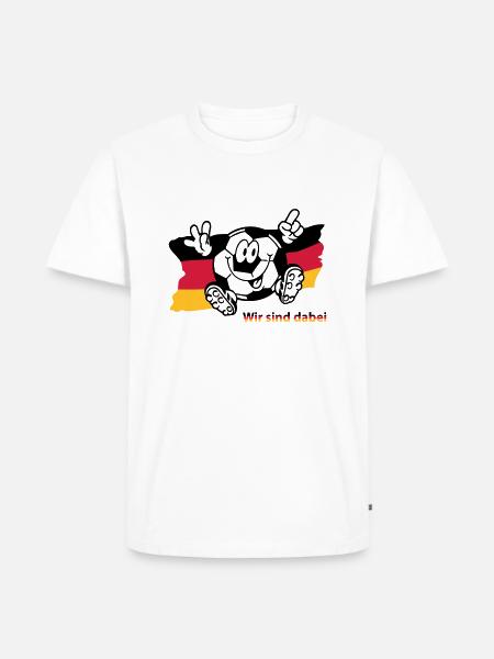 (ichdabei4) - Männer Premium Bio T-Shirt - Weiß