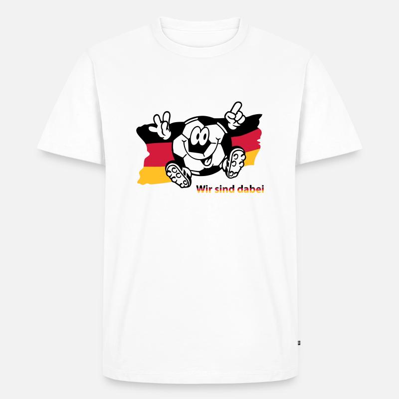 (ichdabei4) - Männer Premium Bio T-Shirt - Weiß