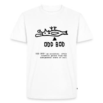 ODD BOD - Men's Premium Organic T-Shirt - white - Front - Nico (187cm)