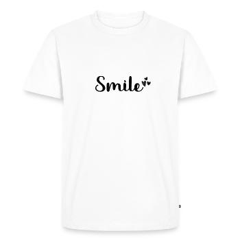 Proverbes - T-shirt Premium bio Homme - blanc - Devant - Nico (187cm)