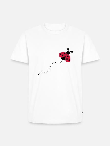 2541614 12868760 Marienkaefer - Men's Premium Organic T-Shirt - white