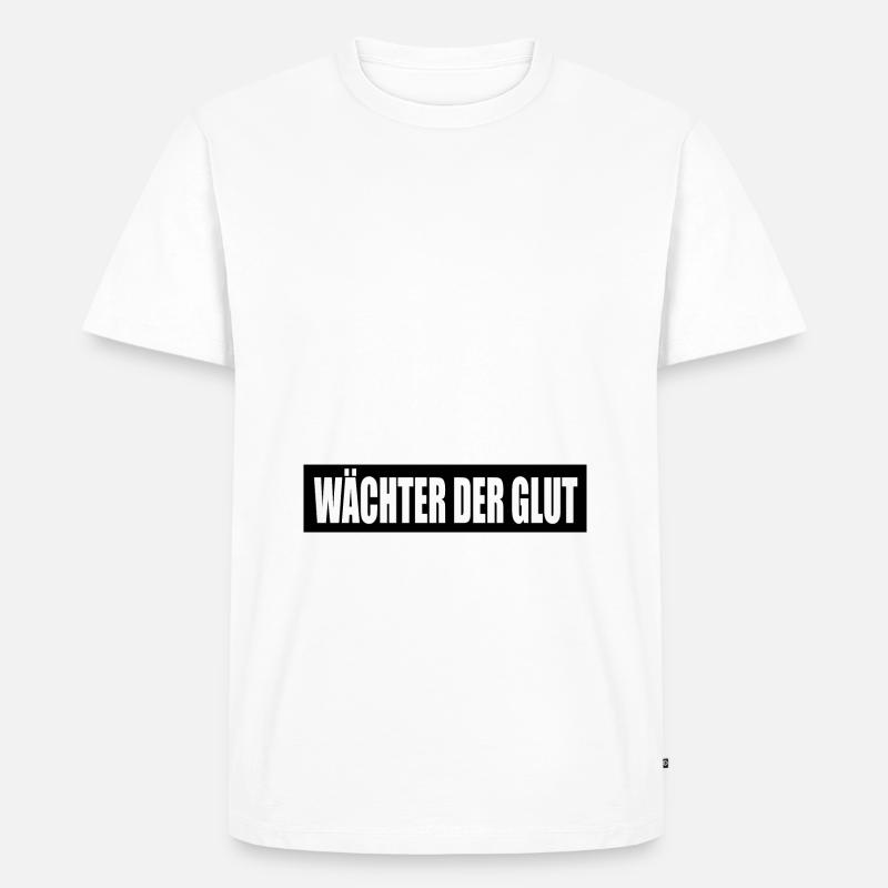 BBQ - Männer Premium Bio T-Shirt - Weiß