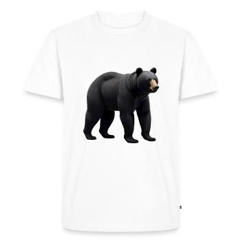 Baribal - T-shirt Premium bio Homme - blanc - Devant - Nico (187cm)