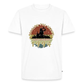 30th Birthday Rocking the crowd SNG 11/1994 - Men's Premium Organic T-Shirt - white - Front - Nico (187cm)