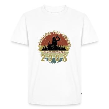 16th Birthday Rocking the crowd SNG 12/2008 - Men's Premium Organic T-Shirt - white - Front - Nico (187cm)