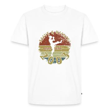 22. Geburtstag Vivant depuis 06/2003 - T-shirt Premium bio Homme - blanc - Devant - Nico (187cm)