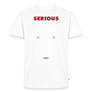 Gorilla serious game - T-shirt Premium bio Homme - blanc - Devant - Nico (187cm)
