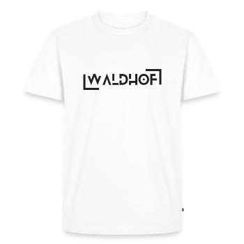 Waldhof - Men's Premium Organic T-Shirt - white - Front - Nico (187cm)