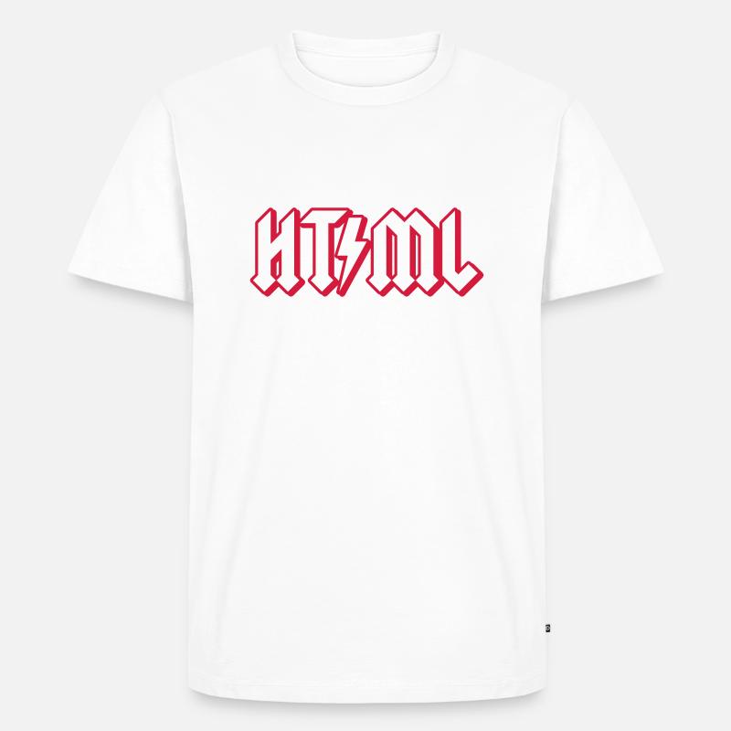 HTML - Männer Premium Bio T-Shirt - undefined