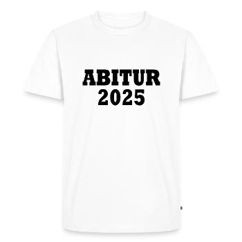 Abitur 2025 - T-shirt Premium bio Homme - blanc - Devant - Nico (187cm)