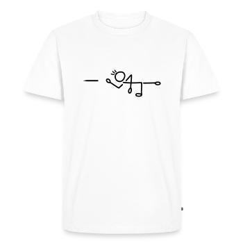 Darts dart - Arrow - Men's Premium Organic T-Shirt - white - Front - Nico (187cm)