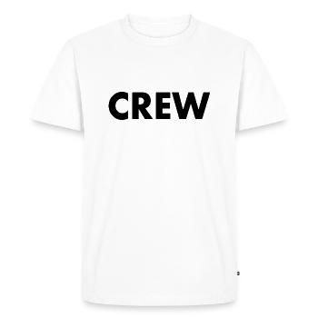 Crew - T-shirt Premium bio Homme - blanc - Devant - Nico (187cm)