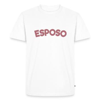Esposo Mari To Be Groom Married Men Mariage - T-shirt Premium bio Homme - blanc - Devant - Nico (187cm)