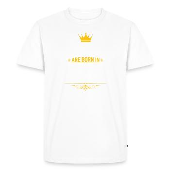 Août 1982 - Cadeau du 40e anniversaire. Génial. - T-shirt Premium bio Homme - blanc - Devant - Nico (187cm)