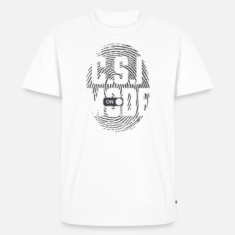 Spurensicherung - Kripo Polizei Kriminaltechnik - Männer Premium Bio T-Shirt - Weiß