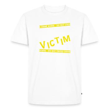 Forensic evidence - Kripo Polizei Forensics - Men's Premium Organic T-Shirt - white - Front - Nico (187cm)