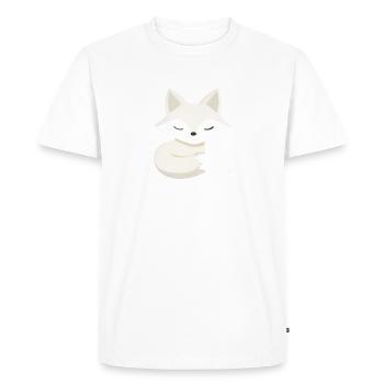 Cadeau petit renard, animal pour enfant - T-shirt Premium bio Homme - blanc - Devant - Nico (187cm)