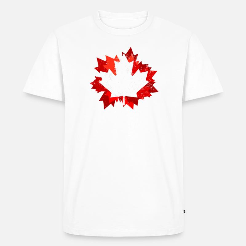 Kanada Geschenk Geschenkidee - Männer Premium Bio T-Shirt - Weiß