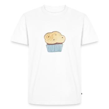 Cupcake - T-shirt Premium bio Homme - blanc - Devant - Nico (187cm)