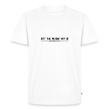 Meerbusch coordinates - Men's Premium Organic T-Shirt - white - Front - Nico (187cm)