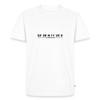 Schwerin coordinates - Men's Premium Organic T-Shirt - white - Front - Nico (187cm)