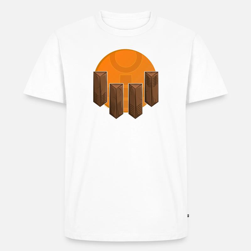 Das fünfte Element - Männer Premium Bio T-Shirt - Weiß
