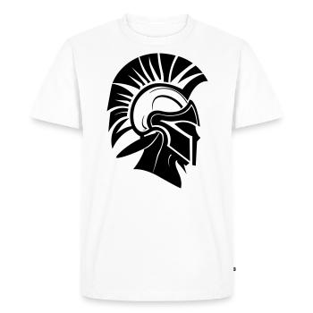 Sparta Guerrier Spartan - T-shirt Premium bio Homme - blanc - Devant - Nico (187cm)