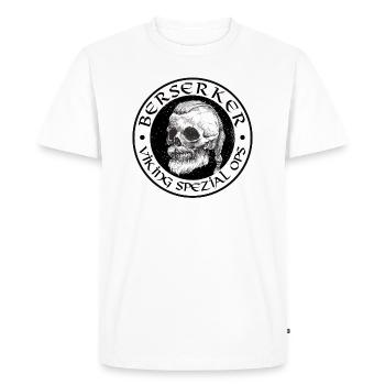 Berserker Viking Spezial Ops 2 - Männer Premium Bio T-Shirt - Weiß - Vorne - Nico (187cm)