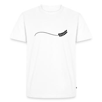grain - T-shirt Premium bio Homme - blanc - Devant - Nico (187cm)