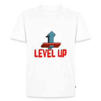 Motivation. - T-shirt Premium bio Homme - blanc - Devant - Nico (187cm)