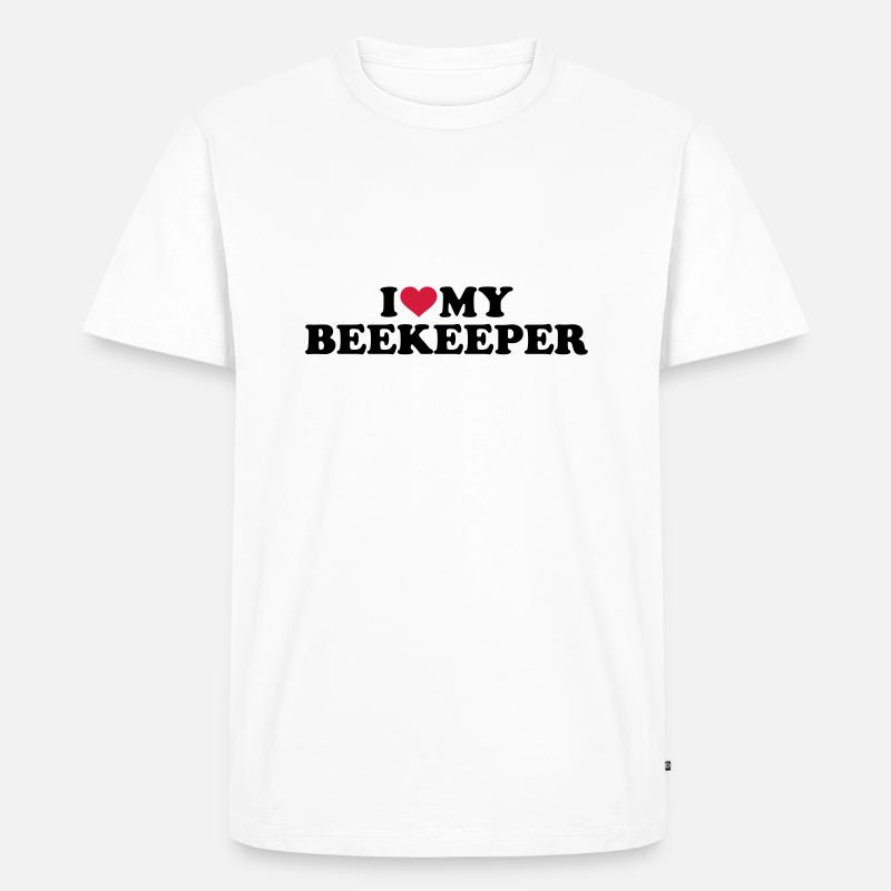 Imker - Männer Premium Bio T-Shirt - Weiß