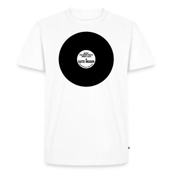 LP Bonne musique - T-shirt Premium bio Homme - blanc - Devant - Nico (187cm)