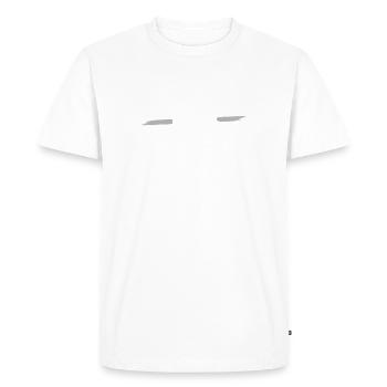 Old School is the Best School - Men's Premium Organic T-Shirt - white - Front - Nico (187cm)