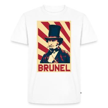 Isambard Kingdom Brunel - T-shirt Premium bio Homme - blanc - Devant - Nico (187cm)