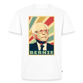 Bernie Sanders Vintage Colors - Men's Premium Organic T-Shirt - white - Front - Nico (187cm)