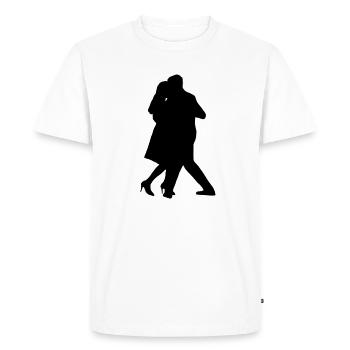 Dance school dance couple - Men's Premium Organic T-Shirt - white - Front - Nico (187cm)