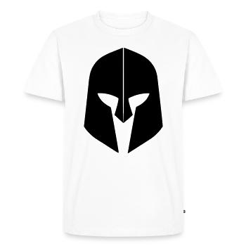 Sparta Guerrier Spartan - T-shirt Premium bio Homme - blanc - Devant - Nico (187cm)